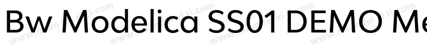 Bw Modelica SS01 DEMO Medium Expand字体转换